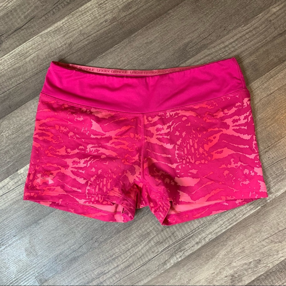 Zebra Print Spandex Shorts